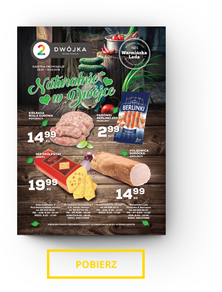 gazetka dwójka kwiecień oferta promocyjna